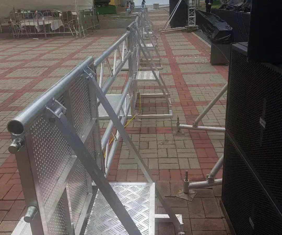 crash traffic barrier fence barrier with aluminum alloy material no rust