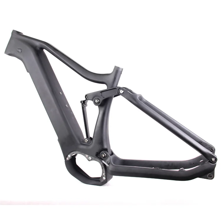  Новинка углеродная рама для электровелосипеда LightCarbon enduro с полной подвеской mtb