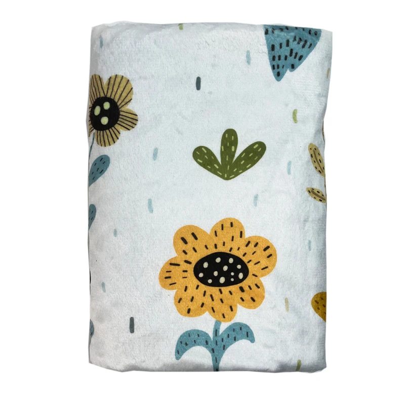 Customized Printing Summer Baby Sleeping Blanket Double Layers minky baby Blanket