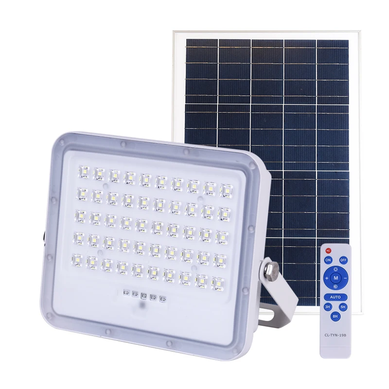 30W 65W 100W 200W 300W  Ip67 Waterproof  Solar Powered Warm White Flood Light 3 Years Warranty Outdoor Led Solar Flood Light