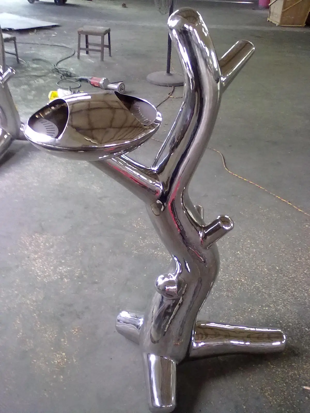 Good selling stainless steel wire tree sculptures for outdoor indoor decoration