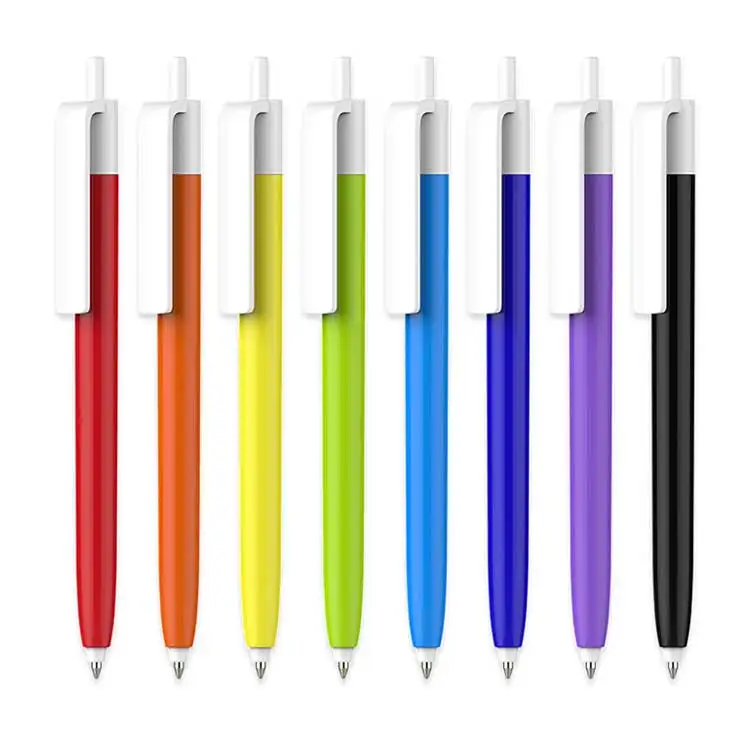 2021 новый стиль чернильные ручки обернутые в пластиковый логотип красный шар для продажи