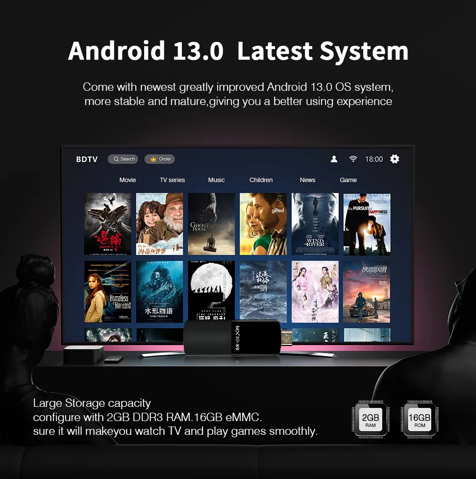 Excellent tv stick MX10 K9 Allwinner H618  tv stick 2Gb 16Gb 2.4G/5G BT4.1 Wifi smart Media Player TV Stick