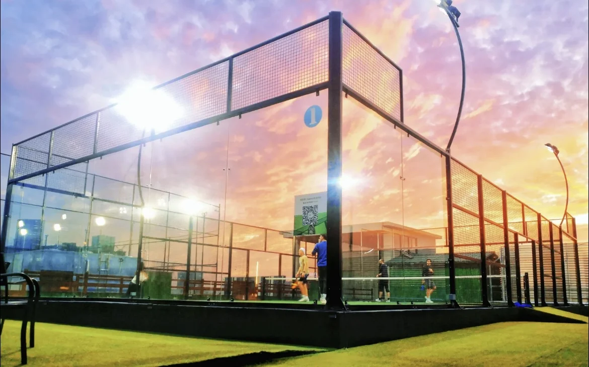 Chinese Supplier Hot Sale Good Quality Sale Padel Court roof Panoramic Type for Padel Tennis Sports