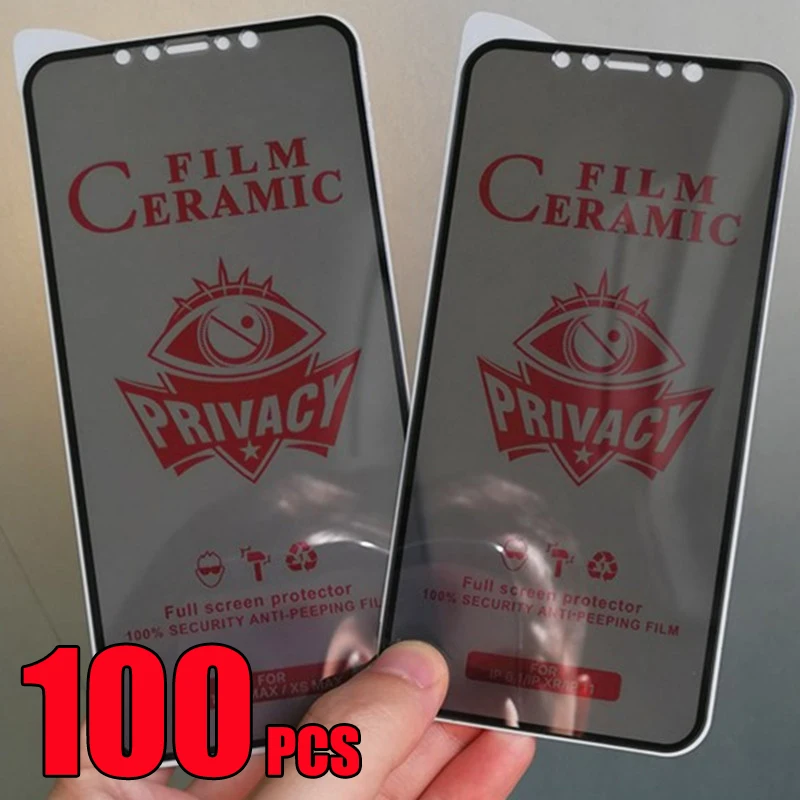 Дешевая конфиденциальная Мягкая Керамическая Защитная пленка для iPhone 11 12 13 Pro Max полное покрытие Защита экрана Xiaomi Infinx Moto