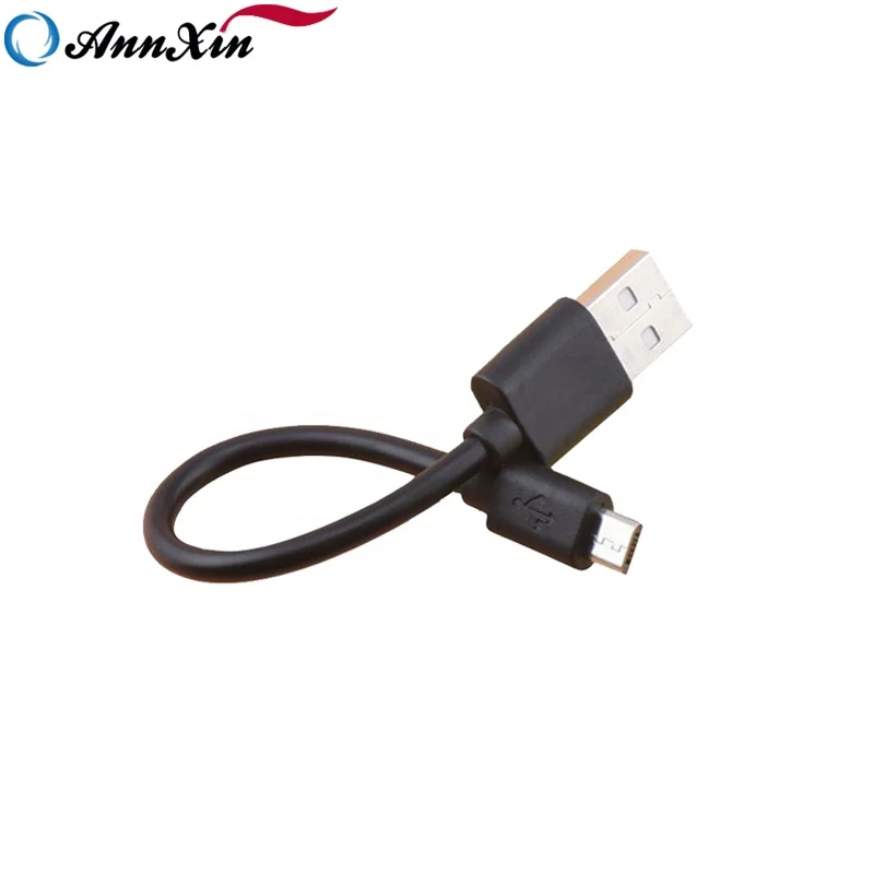  15 см высокоскоростной короткий USB 2 0 A штекер к микро B тройной экранированный