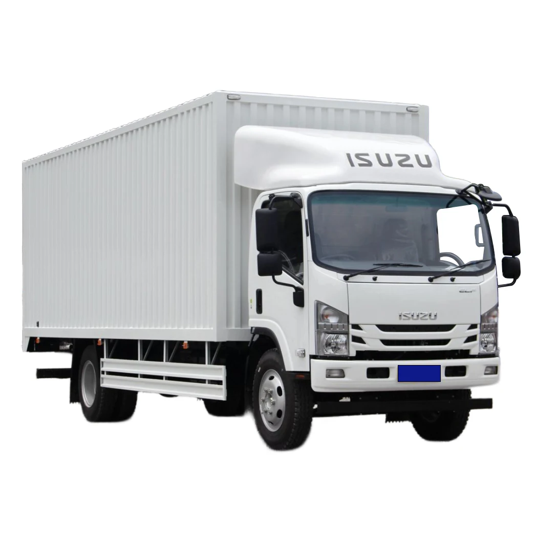 ISUZU 700p 4x2 190HP 5-9tons LHD elf box cargo van truck