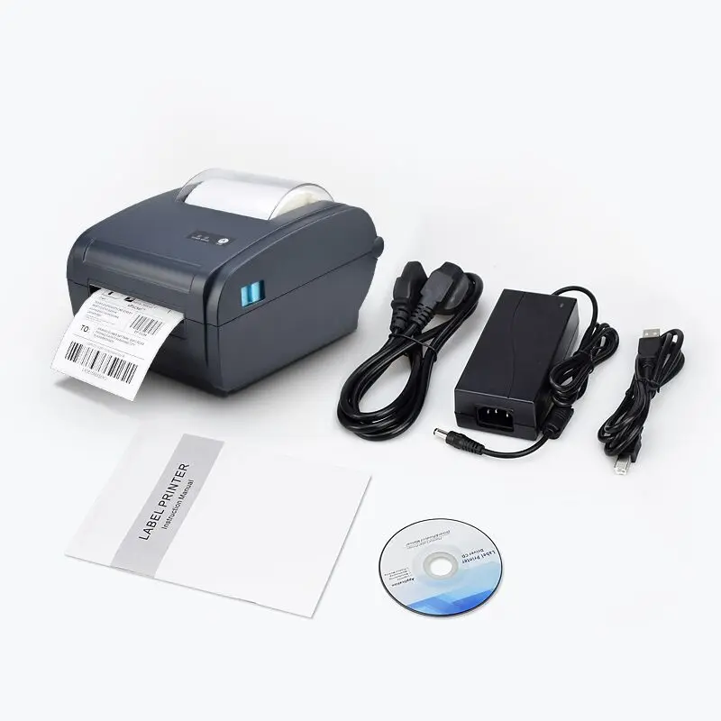 4 inch high speed thermal label printer with USB Compatible with Ebay Amazon FedEx UPS Shopify USPS