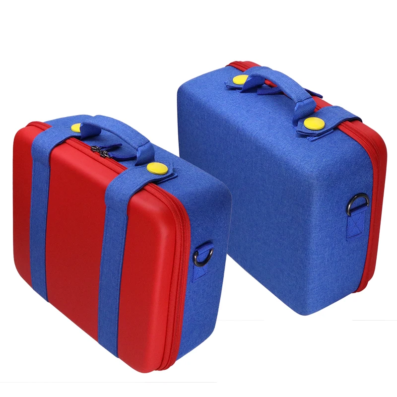HOT SELL large Child-mother travel storage case storage EVA hard shell For Nintendo Switch Game super mario protective Bag