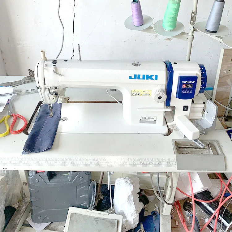 used Juki 8100e with direct drive servo motor  Lockstitch sewing machine