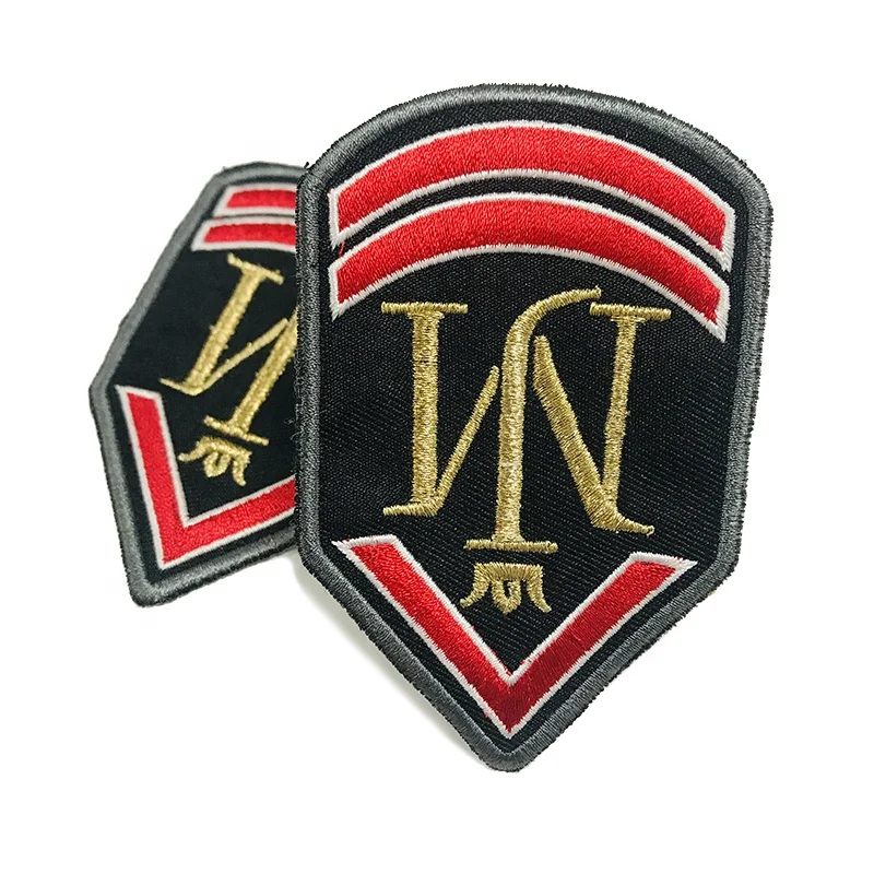  wholesale brand embroidered iron on custom
