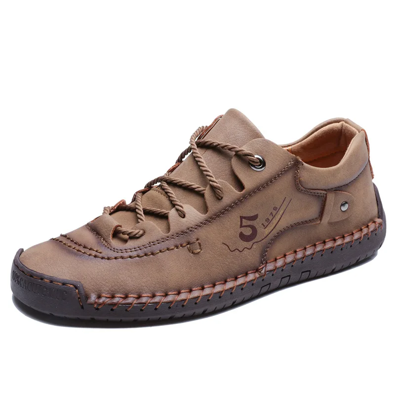 fashion walking style high quality men casual shoes big size soft anti-slip flat casual shoes