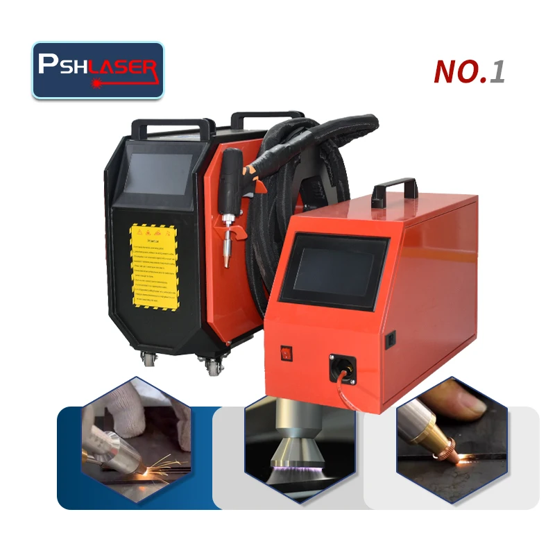 Mini Portable Fiber Laser Welding Machine with Wire Feeder for Stainless Steel Metal Handheld Welder