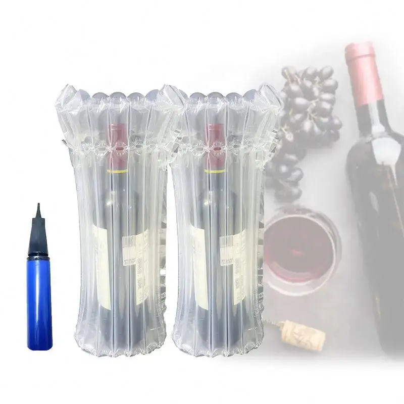 China Factory Packing Material Air Cushion Wrap Bag Bubble Column Bag