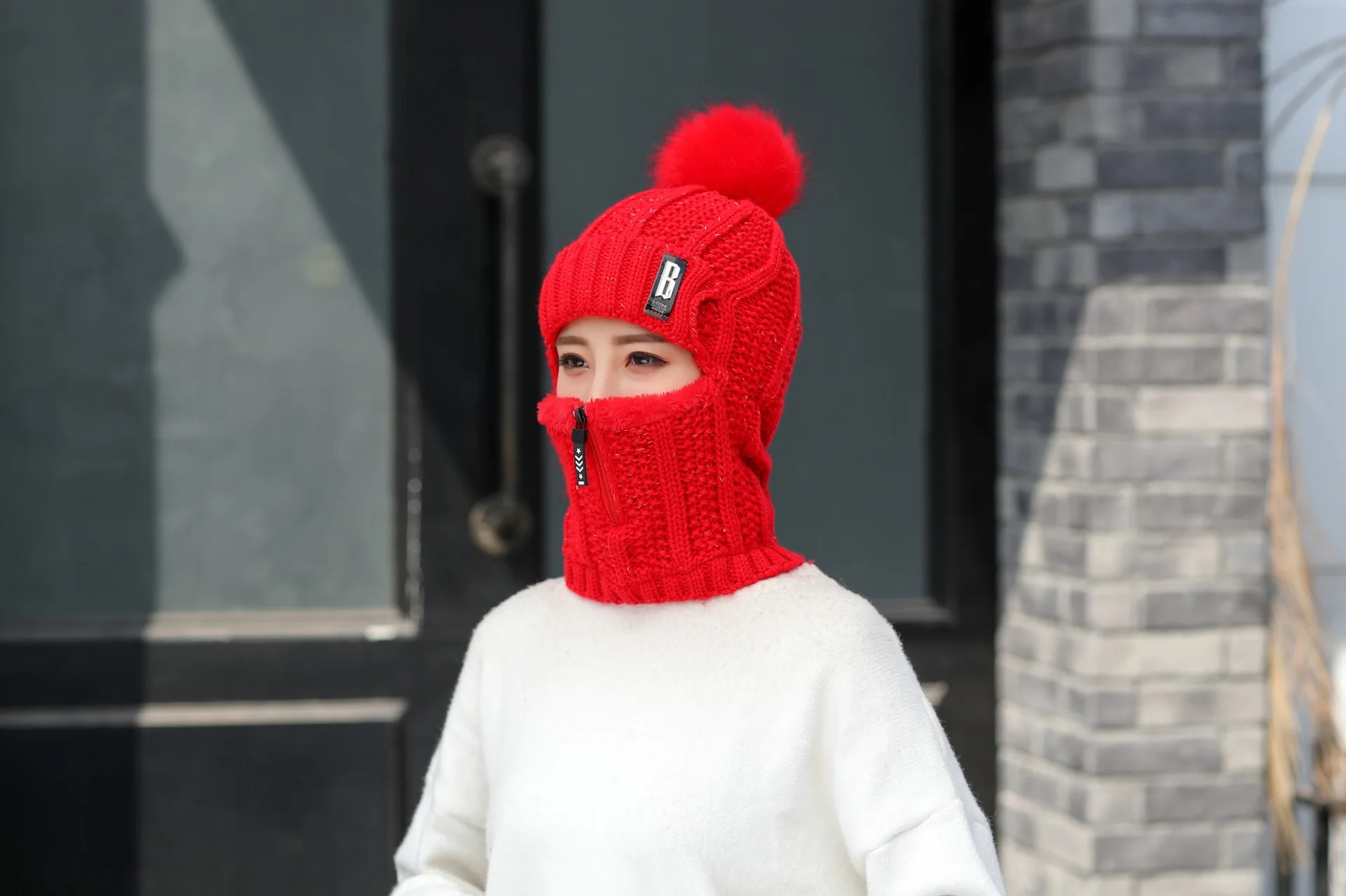 High Quality Custom Thick Winter Hats Chunky Hats Warm Cuffed Beanie Women Ribbed Knit Beanie Hats