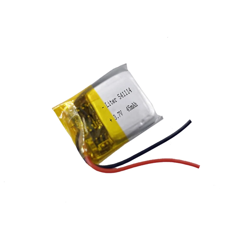 Lipo Battery 541114 3.7v 45mah lithium polymer battery factory