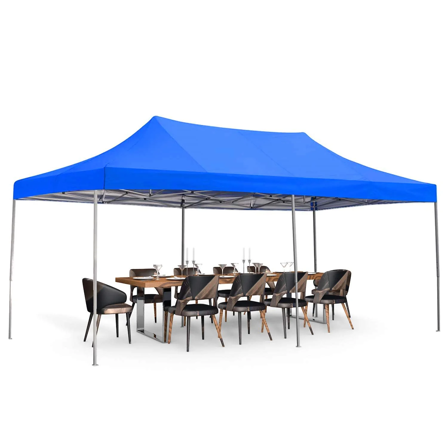 Uplion 10X20FT Large Size Trade Show Tent Outdoor Folding Party Tent Pop Up Canopy Gazebo