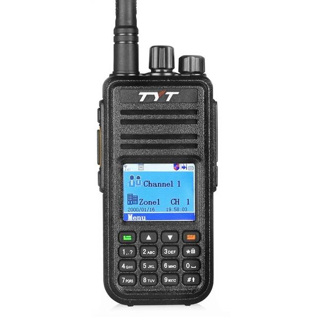 MD-UV380 GPS TYT Walkie Talkie Dual Band Digital Radio Dual Time Slot Tier 2 Two Way Radio