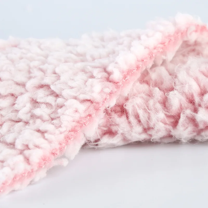 Двусторонняя матовая Удобная бархатная мягкая флисовая ткань для малышей 100% полиэстер флисовая ткань с принтом