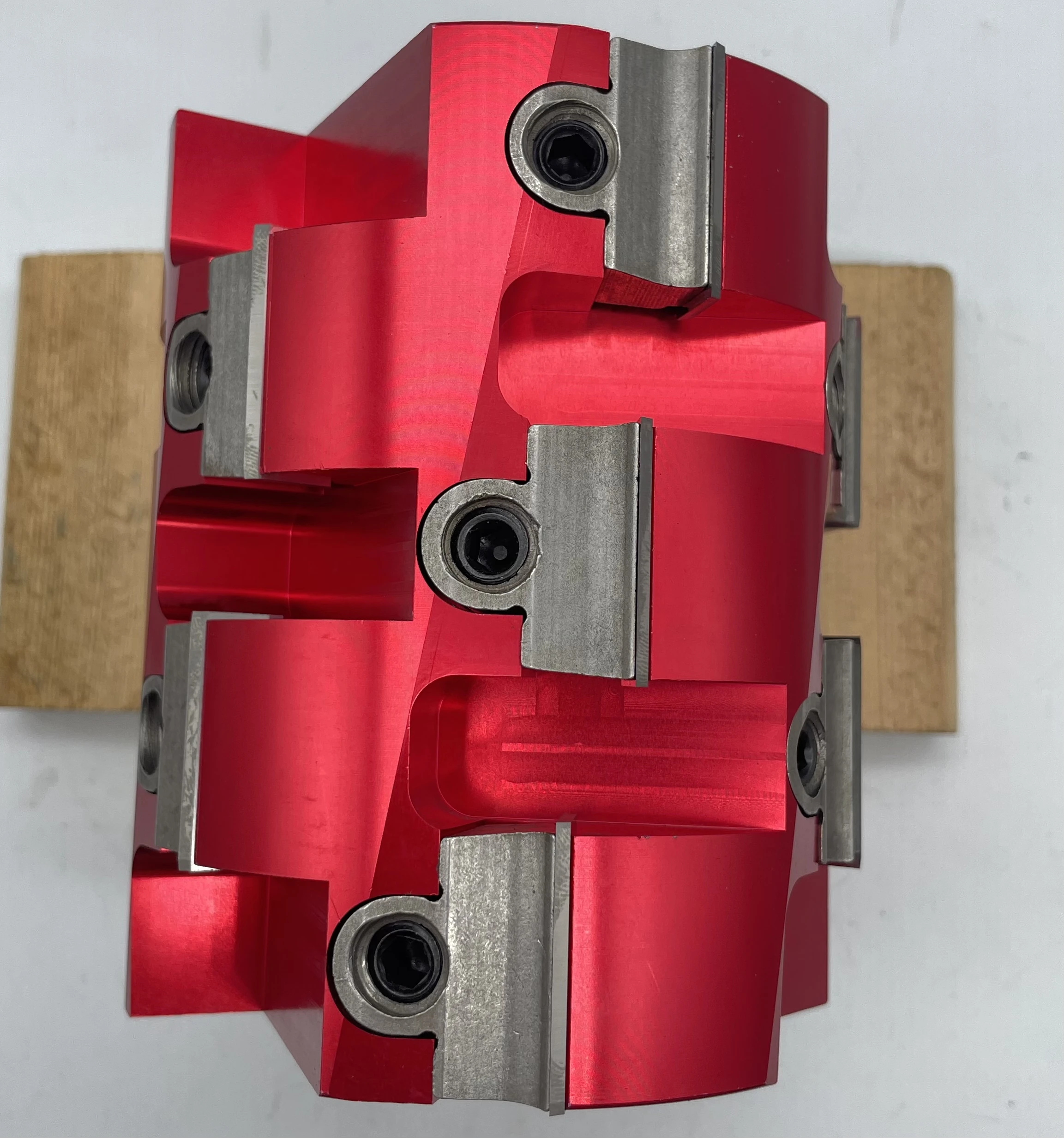 125x40xh120 Direct Heavy Cut Spiral Knife Shaft Helical Cutterhead Planer For Solid Wood Processing