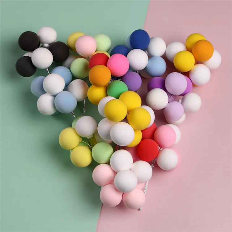 Wedding Cake Accessory Birthday Clay Advertising Balloons Cake Topper Decoration Tools Cake Stand Supplies