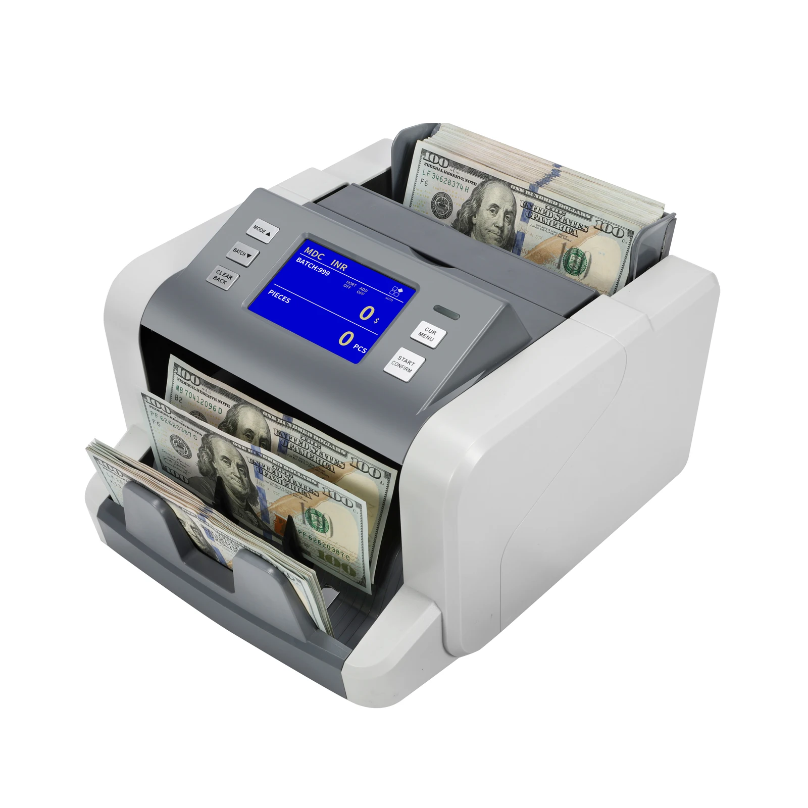 HL-P80 Wholesale Customization Bill Counter Cash Bill Counting euro bill counter with   single CIS UV MG IR