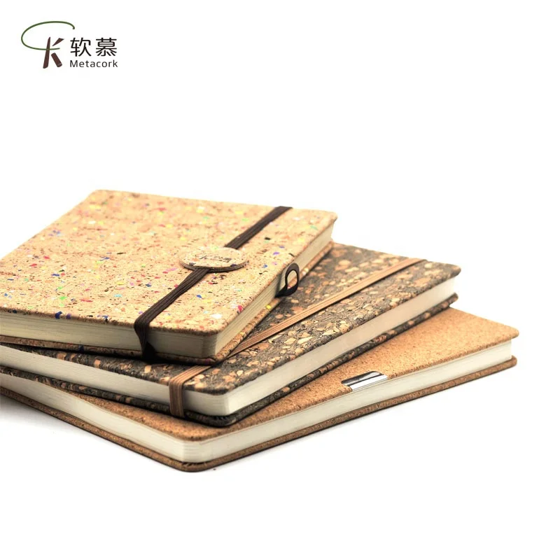 
2020 Top quality Easy to use cork cover Customized Note Books 