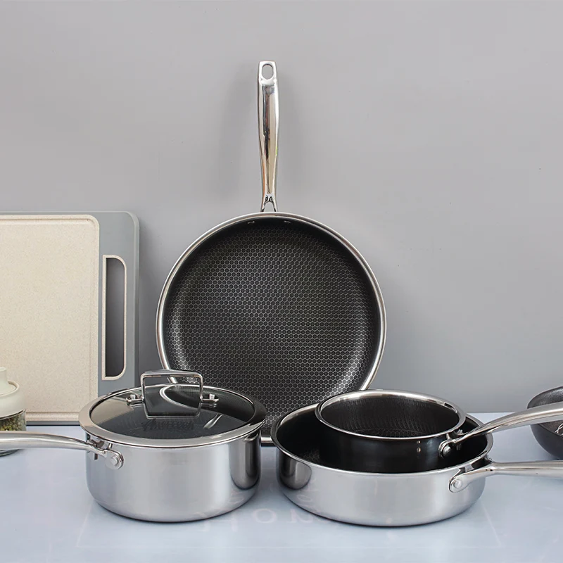 Non Stick Coating Stainless Steel Induction Frypan