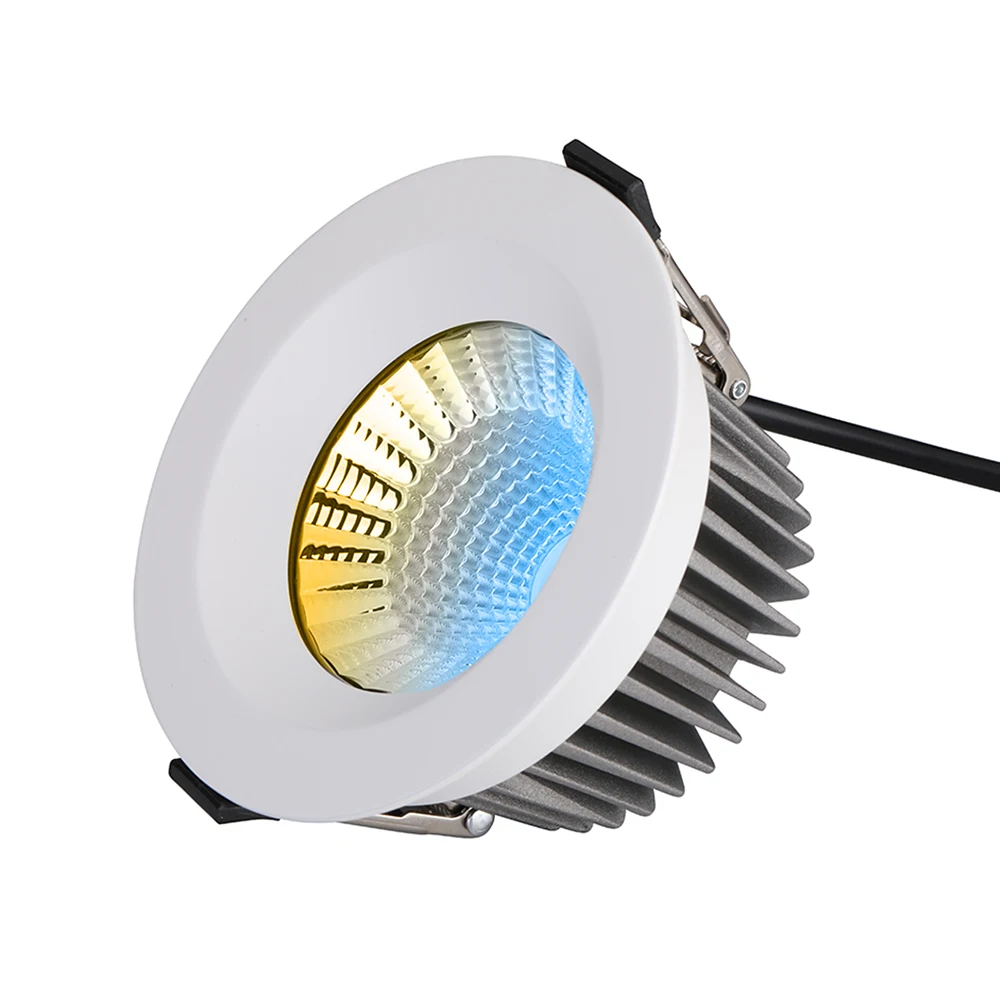 Benory 24 В умный светильник 2000-6000K CCT RGBW встраиваемый DALI PWM Loxone KNX настраиваемый белый IP65 светодиодные светильники