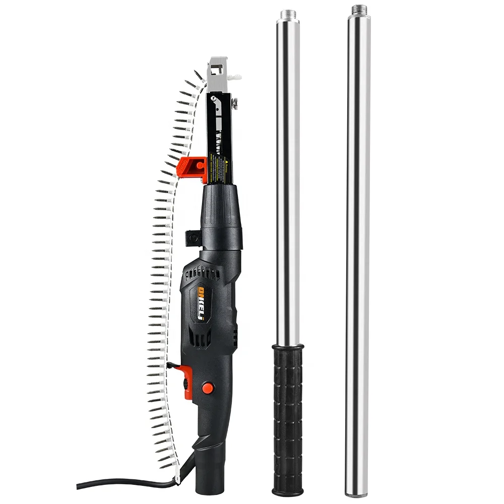 Automatic Electric Chain Belt Screw Gun with Chain Belt and 50pcs nails