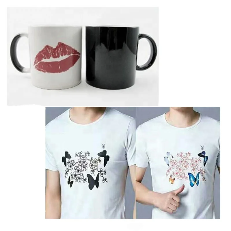 Thermochromic temperature activated pigment high temperature color change powder