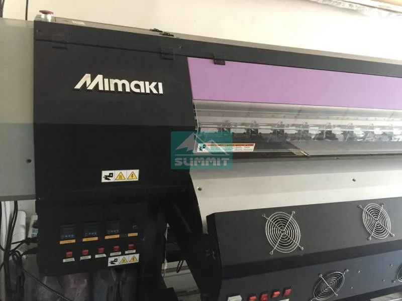 Натуральная 126 дюймов Mimaki SWJ-320 S4 б/у большого формата 3 2 м струйный принтер подходит