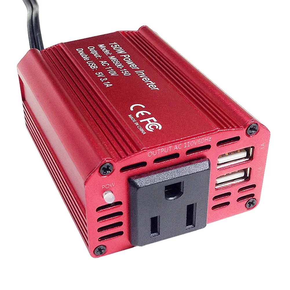 DC 12V to 220V AC 300W DC to AC Power Converter Automatic Transformer With EU Socket Dual USB Car Adapter Dropsh Car Inverter