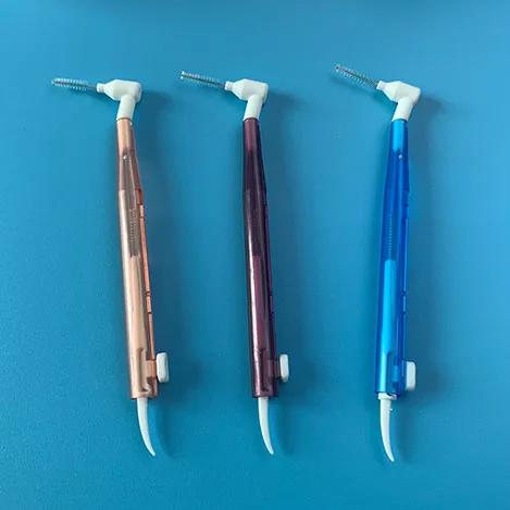 OEM ODM Custom l Shape Interdental Brushes Dental Teeth Cleaning Brushes Portable Oral Hygiene Cleaning Care