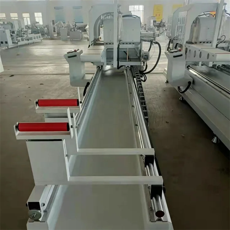 Китайские поставщики станок для резки алюминиевого профиля с ЧПУ управлением и двойной головкой окон дверей