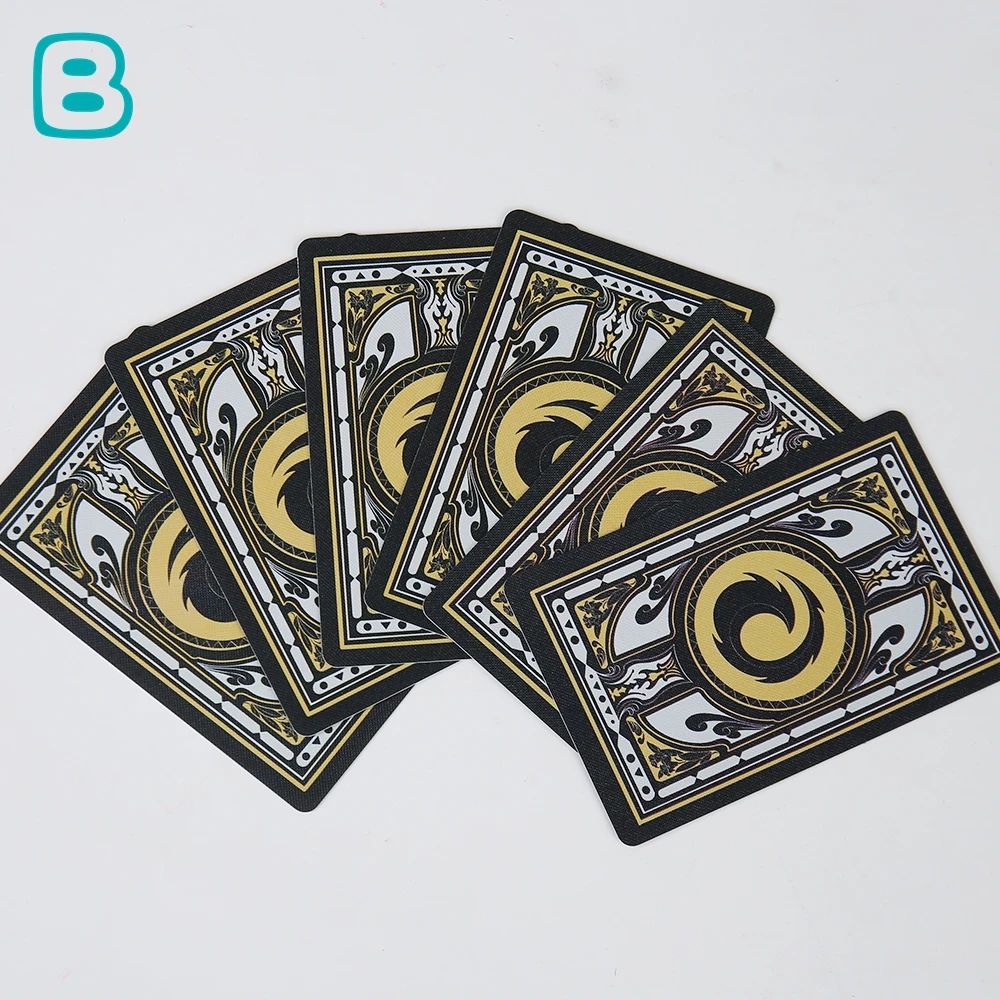 Customized Logo Printing Classic Eco-Friendly and Durable 54 Playing Cards Recyclable Luxury Paper Collectible Cards