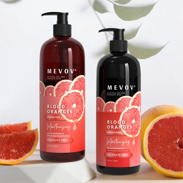 Hotel Shampoo Moisturizing Maintenance Soft & Smooth Blood Oranges Hair Shampoo And Conditioner