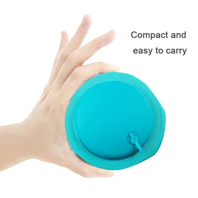 Portable Folding Essential Automatic self-inflating press Air Filled Inflatable Travel Neck U-Shaped Pillows for Adult
