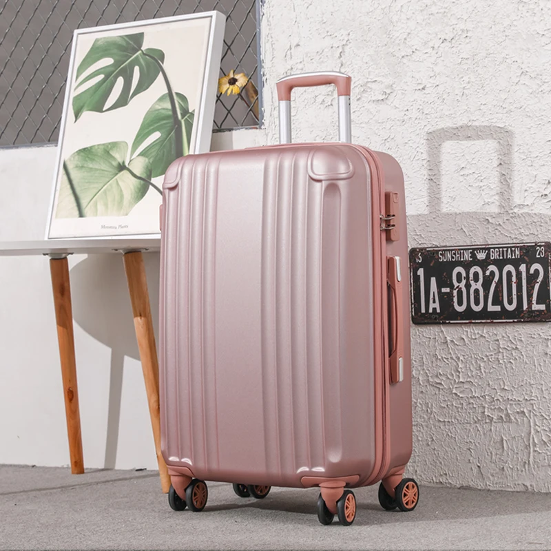Cheap Abs Travel Suitcase for Girls Travelling Box Carry On Luggage 3 Piece Sets