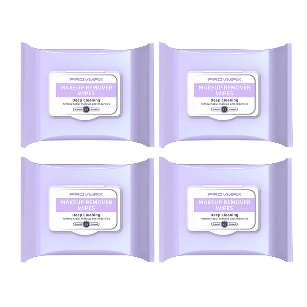 Изысканная упаковка бесплатный образец салфетки для снятия макияжа на заказ