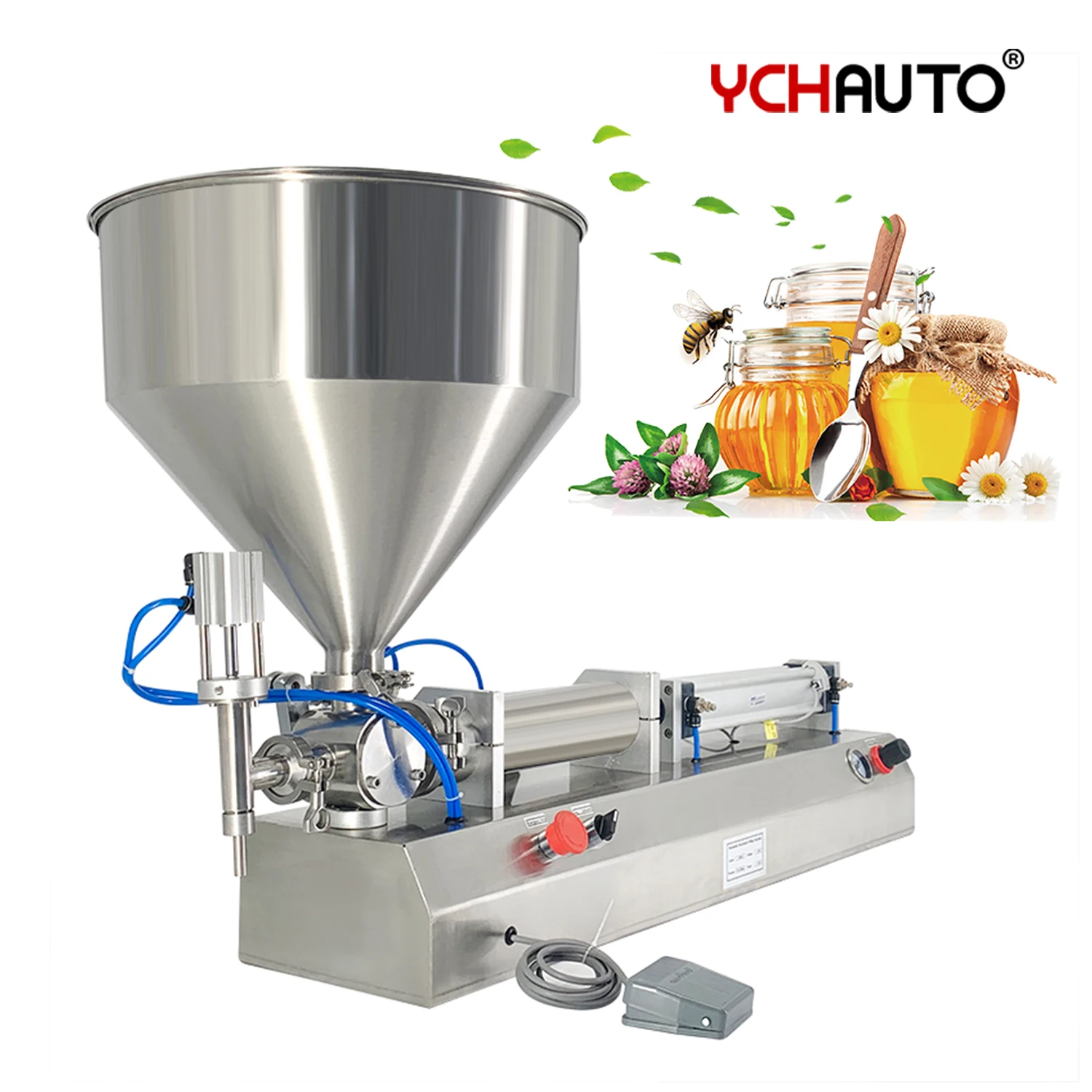 High accuracy semi automatic filling machine paste manual paste small bottle filler machine for manufacturer
