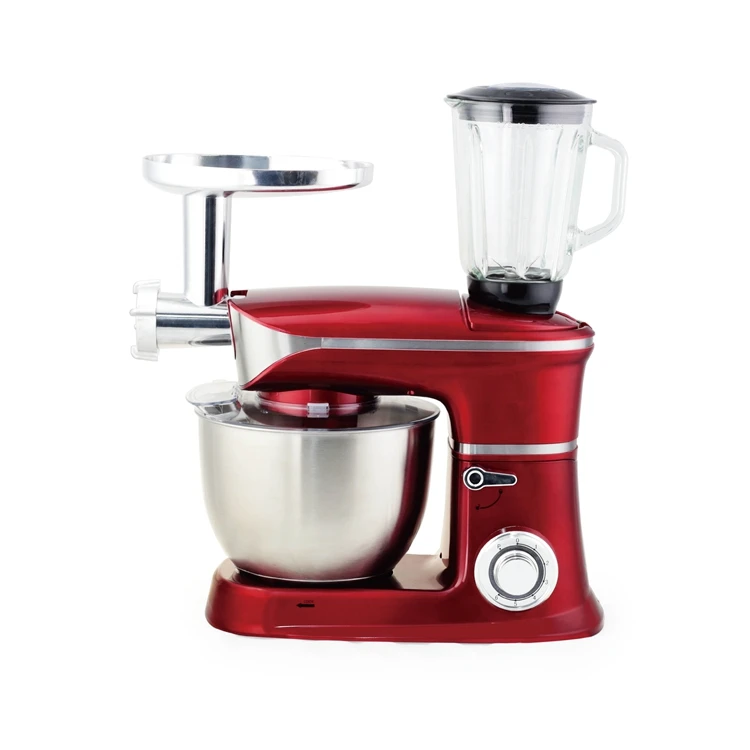 3 in 1 Amazon Electric heavy duty multifunction household kitchen machine cake mixer stand mixer