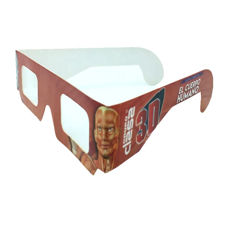 
Chromadepth Clear Lens 3d Paper Glasses 