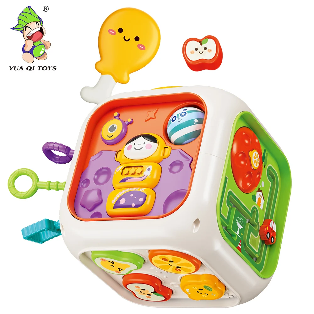 Six-Sided Drum Puzzle Baby Toy