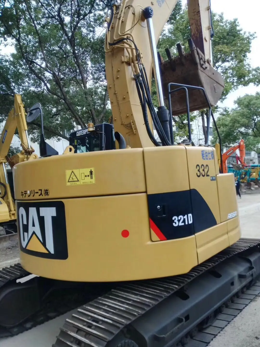 Used cat 321 excavator cat excavator 321D with good working condition