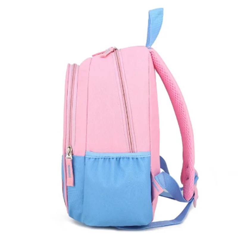 New custom animal high stretch polyester cloth kids cheap school bag kindergarten student backpack