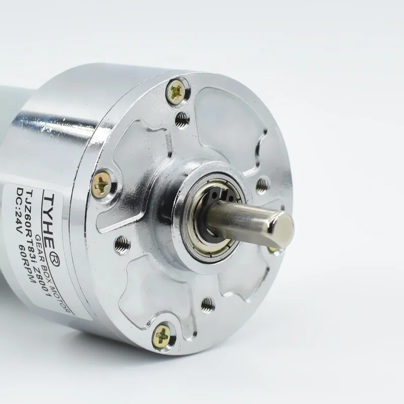 Manufacturer gear motor 60mm 6v 12 volt 24v 50rpm 60rpm rs775 35 watt 30w 20w 10nm 60kg.cm high torque brush dc gear motor