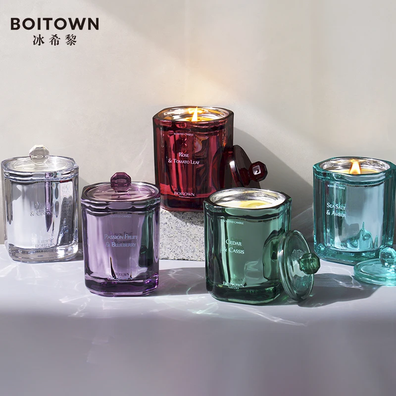 Wholesale Room Air Freshener Perfumed Scented Wax Handmade Diy Custom Packaging Scented Candle