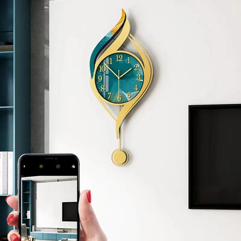 Online celebrity explosion clock Wall Clock   iron  Modern Home Dec