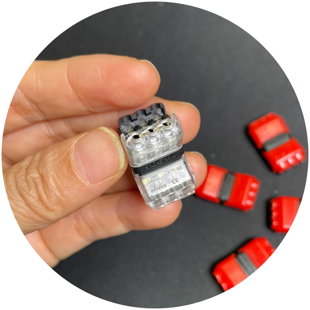T1 T2 H1 H2 H3 22AWG 0.35MM 0.75MM 16awg 18awg LED non peeling non solder snap quick auto cable terminals wire fast connectors